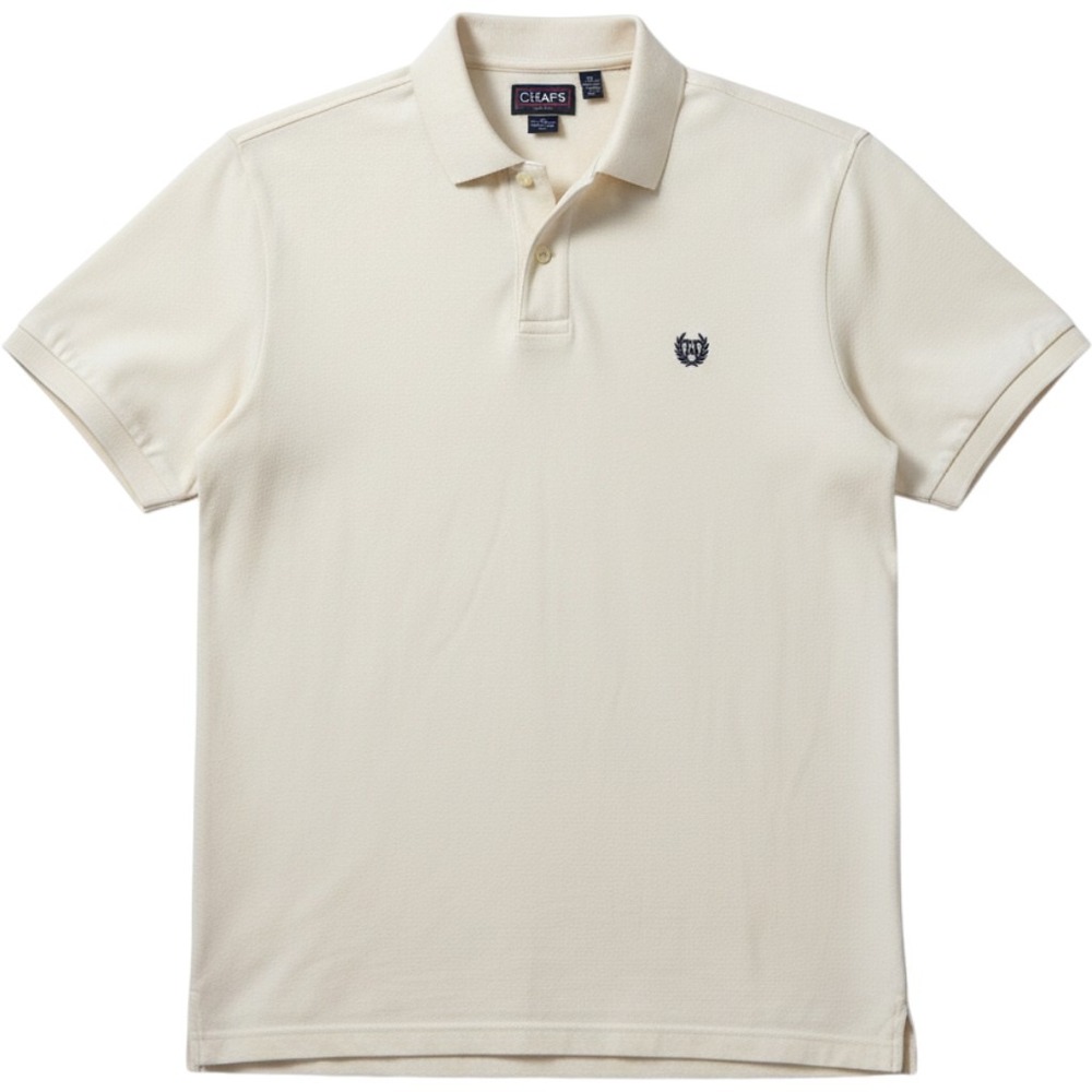 Chaps Polo Men Shirt Large Yellow Cotton Pique Preppy Golf Collegiate Old Money